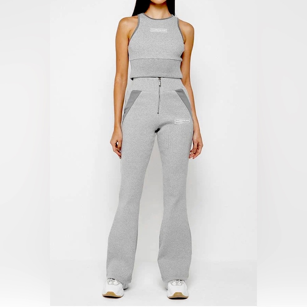 Manière De Voir ribbed wide leg lounge pants